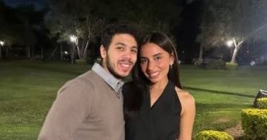 5 صور تجمع حفيد عادل إمام بعروسته قبل الاحتفال بزفافهما