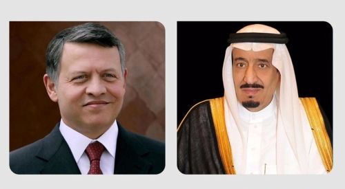 خادم الحرمين الشريفين يهنئ ملك المملكة الأردنية الهاشمية بذكرى يوم الجلوس