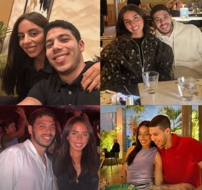 5 صور تجمع حفيد عادل إمام بعروسته قبل الاحتفال بزفافهما