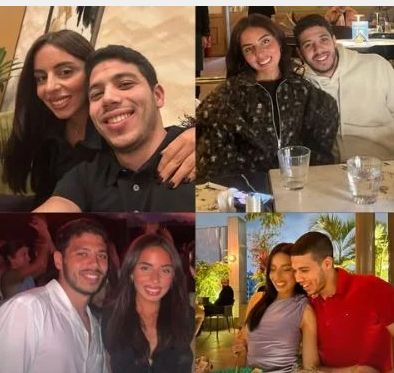 شاهد عادل حفيد الزعيم عادل إمام مع خطيبته فريدة قبل زفافهما