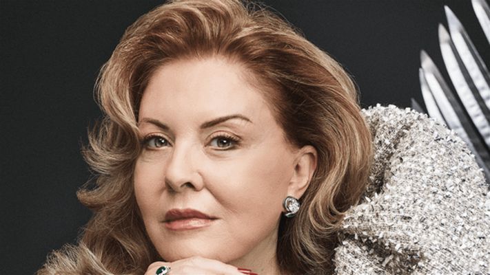 صورة نادرة تجمع أول عارضة أزياء لبنانية مع جورجينا رزق