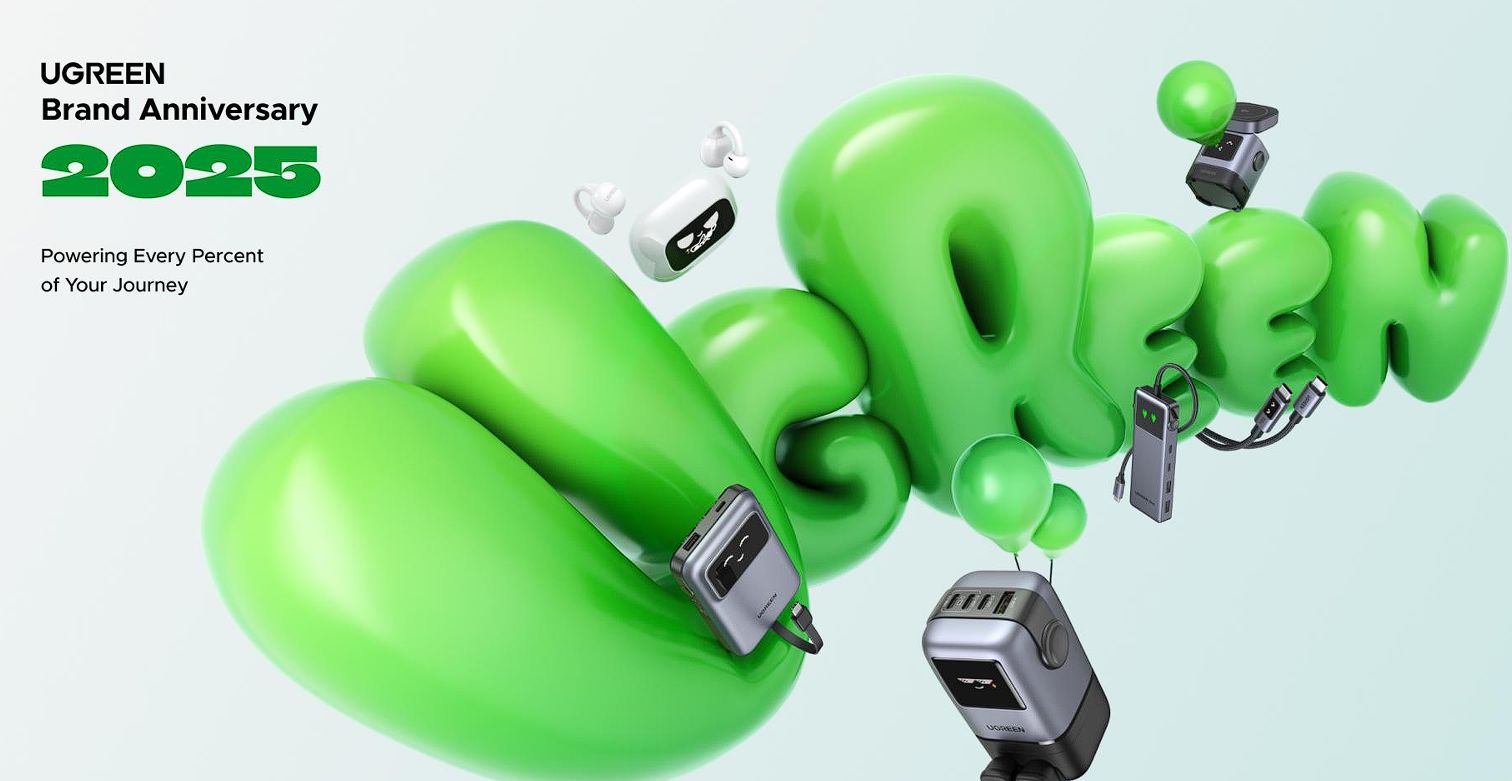 تكنولوجيا: تخفيضات وعروض مميزة بمناسبة الذكرى السنوية لعلامة UGREEN
