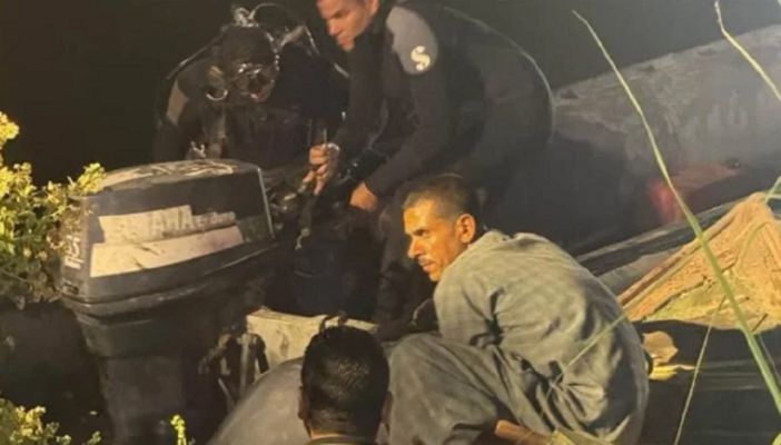 مأساة على ضفاف نيل أسيوط .. مصرع رضيع وفقدان 4 إثر سقوط تروسيكل