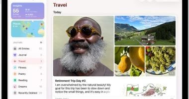 تكنولوجيا: أبل تطلق تطبيق آيفون جورنال إلى آيباد وماك.. تجربة رقمية مميزة