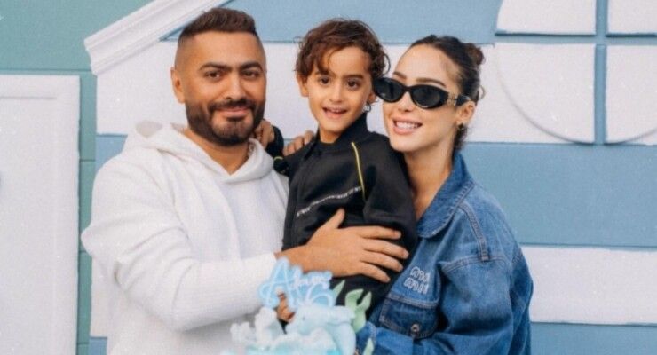 بعد أيام من القلق.. تطور جديد في الحالة الصحية لـ إبن تامر حسني