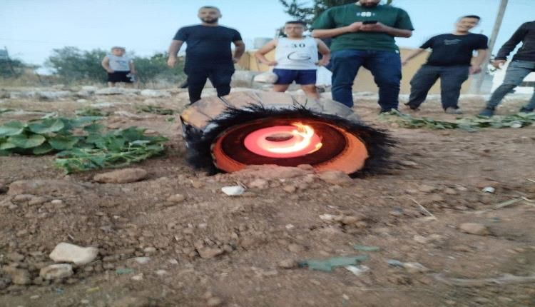 سقوط صاروخ حوثي يسقط في قلب الضفة الغربية