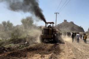 فتح طريق جديد في الضالع