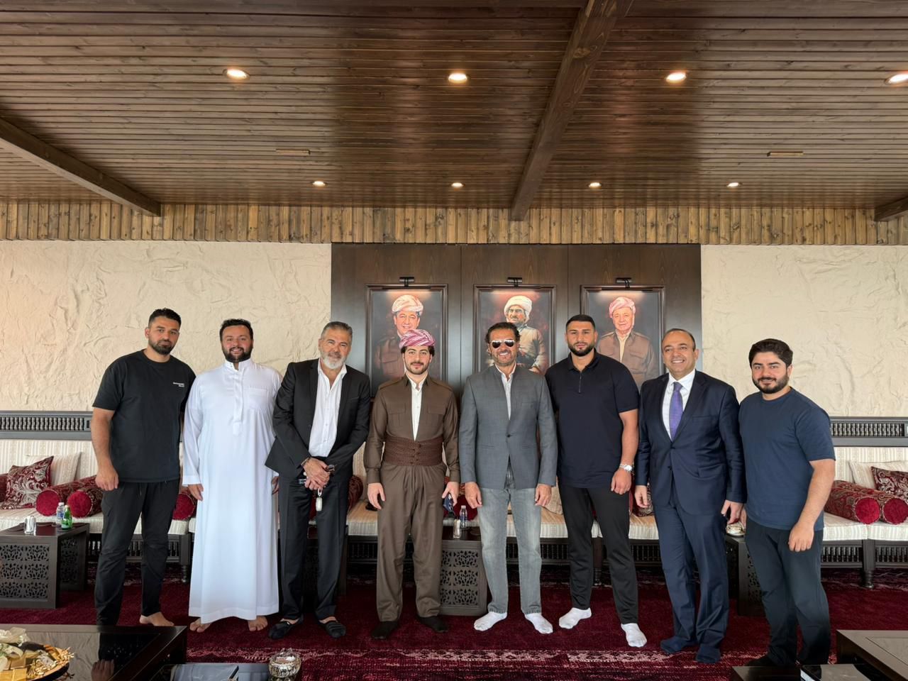 تحديث بالصور- بعد نجاح حفله الكبير، راغب علامة في زيارة رسمية لرئيس حكومة كردستان مسرور البرزاني