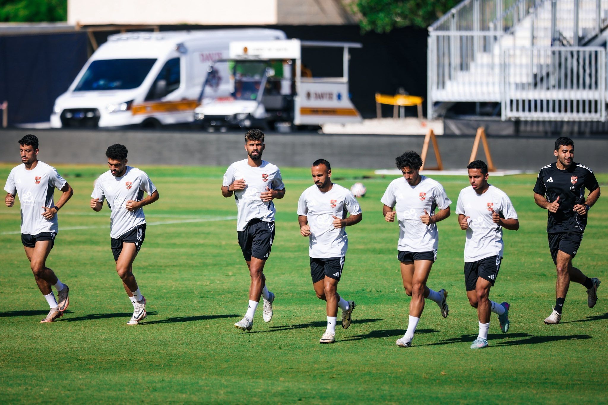 مشاهد من مران الأهلى استعدادا لـ إنتر ميامى فى كأس العالم للأندية