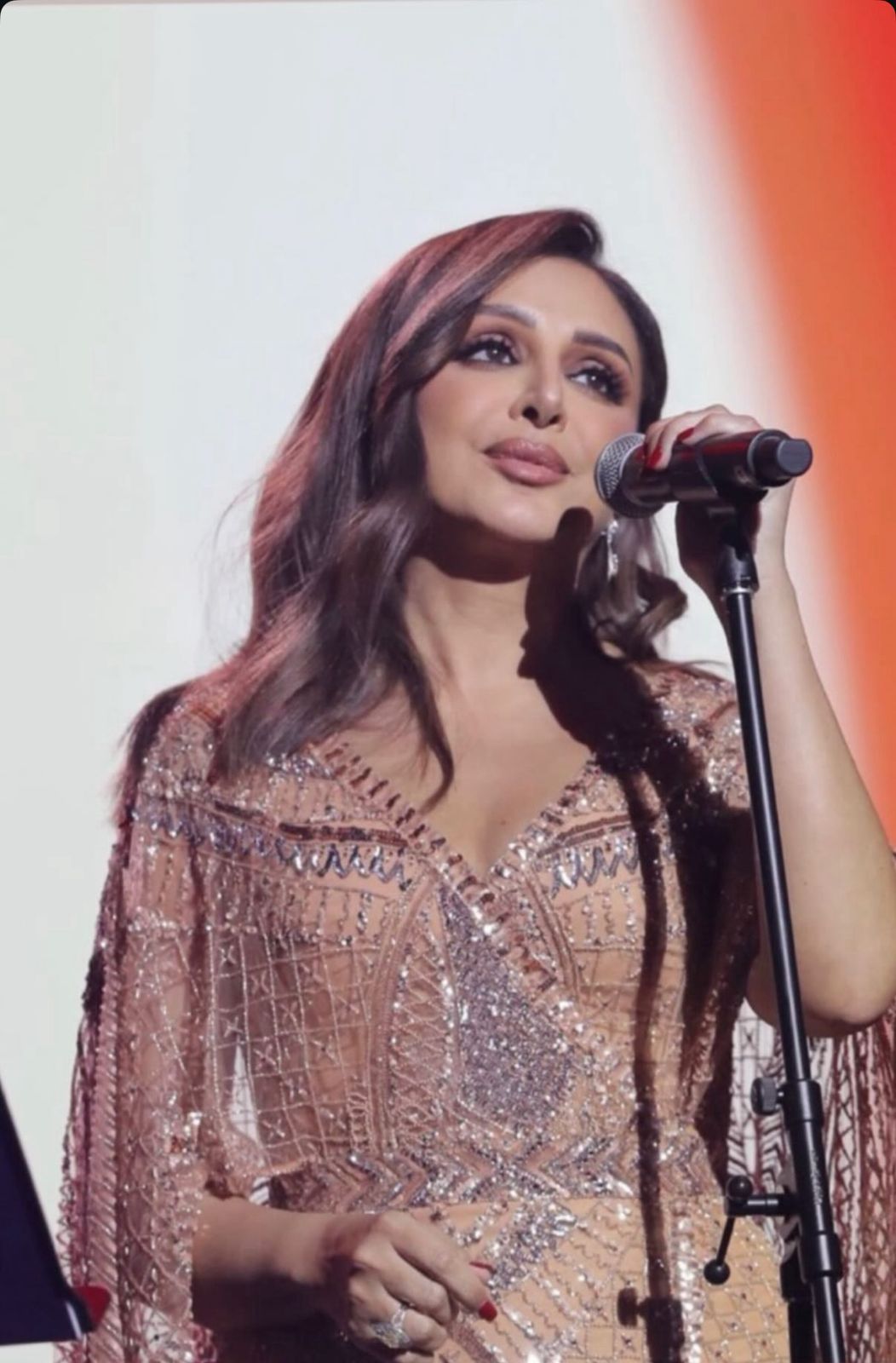 أنغام تحيى حفلا كامل العدد على مسرح محمد عبده بقيادة هانى فرحات