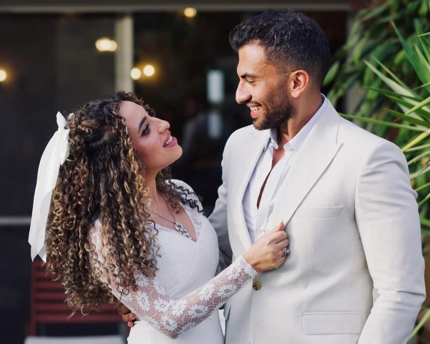 قبل زفافها اليوم.. هذا ما قالته منة عدلي القيعي عن عريسها يوسف حشيش