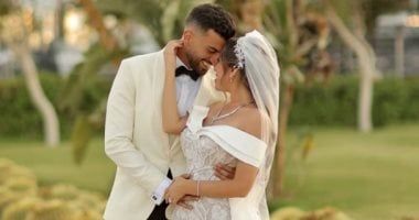 منة عدلى القيعى ويوسف حشيش فى صور جديدة من حفل زفافهما