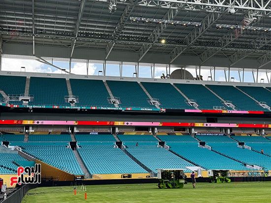 بعدسة الخليج 365.. شاهد ملعب "هارد روك" قبل مواجهة الأهلى وإنتر ميامى.. صور