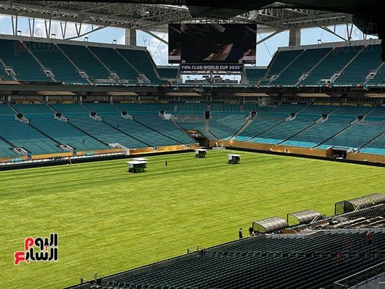 بعدسة الخليج 365.. شاهد ملعب "هارد روك" قبل مواجهة الأهلى وإنتر ميامى.. صور