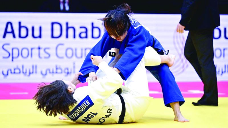 الامارات | بشيرات خرودي تواجه بطلة منغوليا في مونديال الجودو