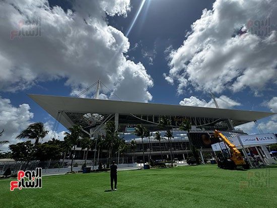 بعدسة الخليج 365.. شاهد ملعب "هارد روك" قبل مواجهة الأهلى وإنتر ميامى.. صور