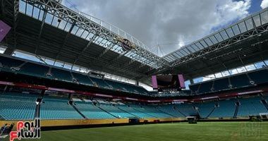 بعدسة الخليج 365.. شاهد ملعب "هارد روك" قبل مواجهة الأهلى وإنتر ميامى.. صور