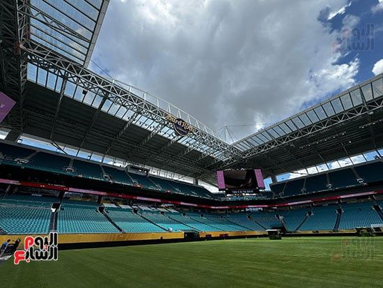 بعدسة الخليج 365.. شاهد ملعب "هارد روك" قبل مواجهة الأهلى وإنتر ميامى.. صور