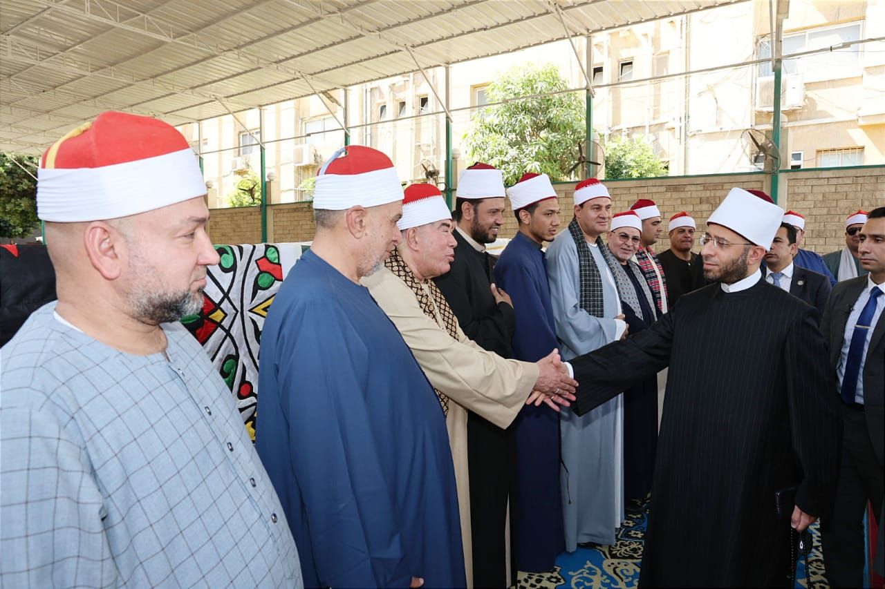 وزير الأوقاف يفتتح المقر الجديد لنقابة القراء بحلمية الزيتون.. صور