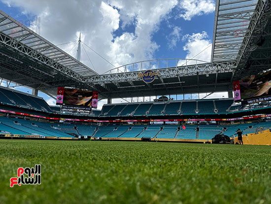 بعدسة الخليج 365.. شاهد ملعب "هارد روك" قبل مواجهة الأهلى وإنتر ميامى.. صور