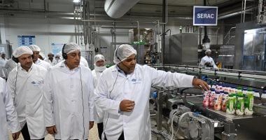 رئيس الوزراء يتفقد مصنع شركة "بيتي" لمنتجات الألبان بالنوبارية