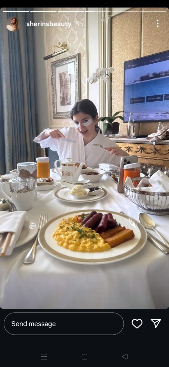 تأثر أسامة مروة عند النظرة الأولى لعروسه شيرين بيوتي .. تشبه الأميرات