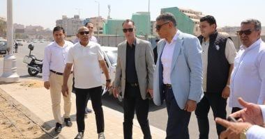 محافظ الجيزة يتفقد مشروعات تطوير الطرق المؤدية إلى المتحف المصرى الكبير.. صور