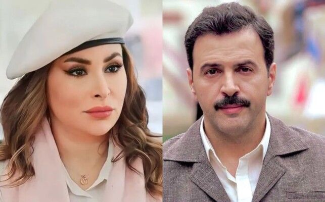 للمرة الأولى بعد إنفصالهما تيم حسن وديمة بياعة يجتمعان سوياً في تخرج إبنهما