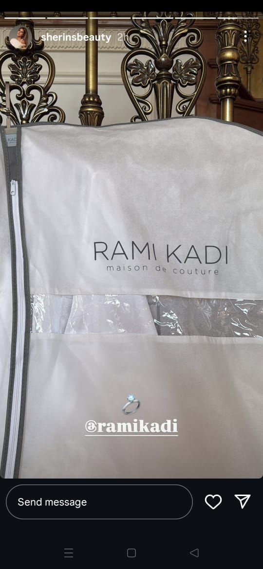 تأثر أسامة مروة عند النظرة الأولى لعروسه شيرين بيوتي .. تشبه الأميرات