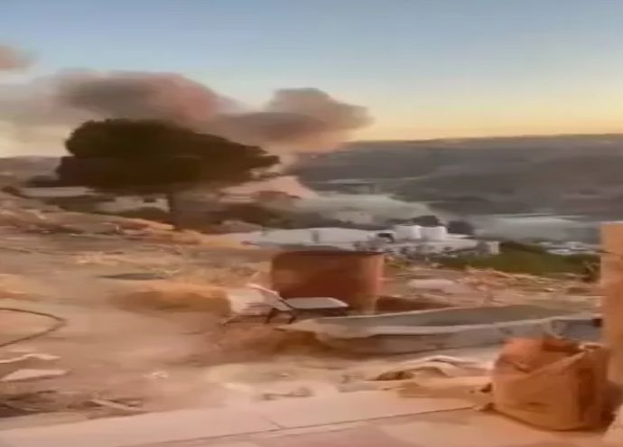 شاهد بالفيديو...ضحايا جراء سقوط صاروخ حوثي على فلسطينيين في الضفة الغربية