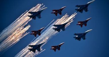 أسراب من مقاتلات إسرائيلية تنطلق من قواعدها فى الشمال باتجاه الشرق