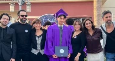 هكذا احتفلت ديما بياعة وتيم حسن بتخرج ابنهما فهد