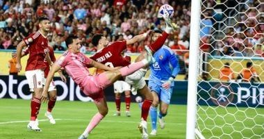 هدف ملغى للأهلى أمام إنتر ميامى بتوقيع وسام أبو على.. صور