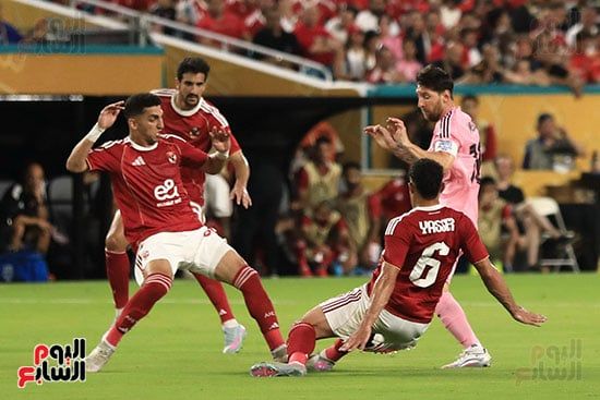 الشوط الأول.. تعادل سلبى بين الأهلى وإنتر ميامى فى افتتاح كأس العالم للأندية.. صور