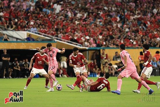 الشوط الأول.. تعادل سلبى بين الأهلى وإنتر ميامى فى افتتاح كأس العالم للأندية.. صور