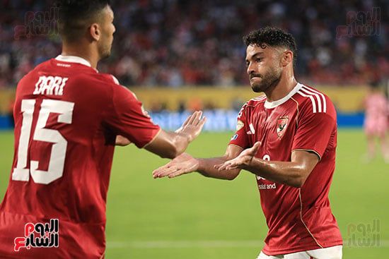 هدف ملغى للأهلى أمام إنتر ميامى بتوقيع وسام أبو على.. صور