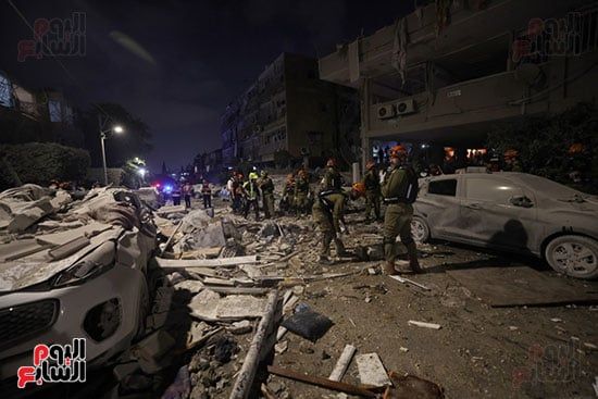 ضحايا صواريخ إيران 207 مصابين و4 قتلى وإقامة محطات لإسعاف الجرحى فى بات يام.. صور