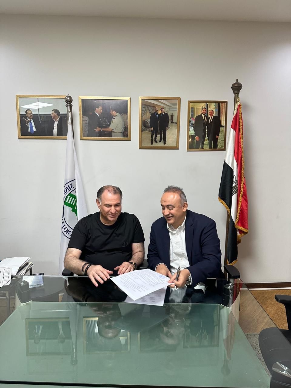 بالصور.. بروتوكول تعاون شامل بين جامعة مصر للعلوم والتكنولوجيا وقناة النهار فى التدريب الإعلامى والخدمات الطبية والثقافية