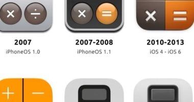 تكنولوجيا: من 2007 إلى 2026.. كيف تطورت أيقونة تطبيق الآلة الحاسبة على iOS