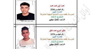 محمد أيمن ونظير ممدوح وجنى.. ننشر صور أوائل الشهادة الإعدادية بالقاهرة
