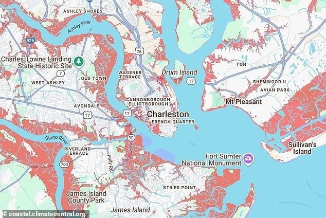 تكنولوجيا: بسبب تغير المناخ.. خريطة جديدة تكشف عن المدن والمعالم الأمريكية المقرر اختفاؤها 2050