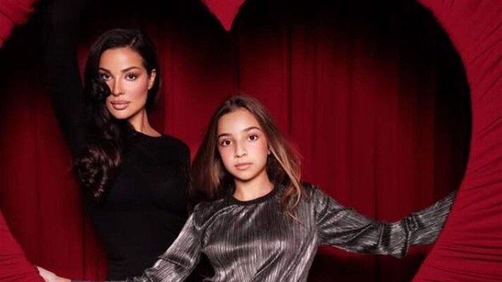 إبنة نادين نسيب نجيم بلوك جديد.. وجمالها ملفت