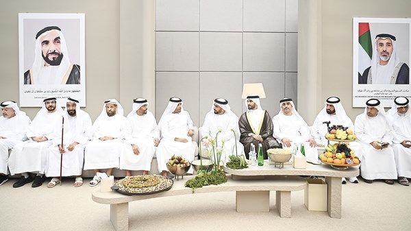 سيف بن زايد يحضر أفراح الشريفي والعميمي