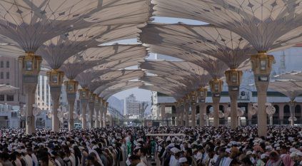 10 مآذن تُزيِّن المسجد النبوي بصدًى يوميٍّ للنداء الخالد