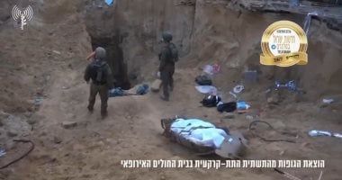 جيش الاحتلال يسد نفق "السنوار" فى غزة بـ250 مترا من الخرسانة.. فيديو