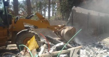 محافظ الجيزة: إزالة 27 حالة بناء مخالف وتعد على أملاك الدولة فى البدرشين