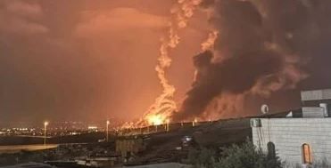 حرائق هائلة في أكبر القواعد الجوية "الإسرائيلية"