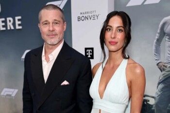 براد بيت في أحدث ظهور مع حبيبته التي تصغره بـ 29 عاماً