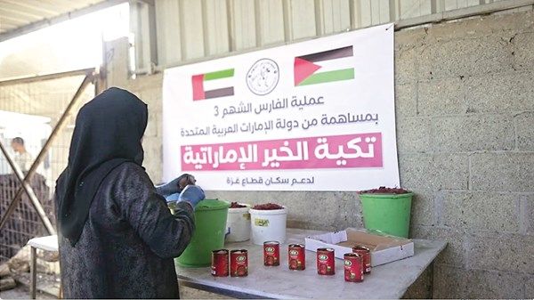 «الفارس الشهم 3» تواصل تقديم الطعام لنازحي غزة