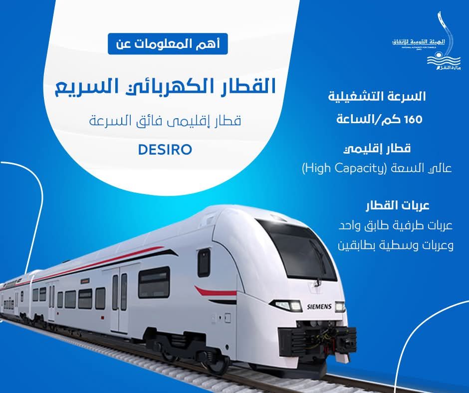 بأنظمة أمان متقدمة ومواصفات فنية عالمية.. أهم المعلومات عن القطار الإقليمى